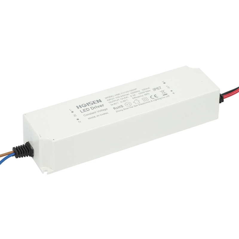 12V/24V 100W waterproof LED power supply (SMPS)
