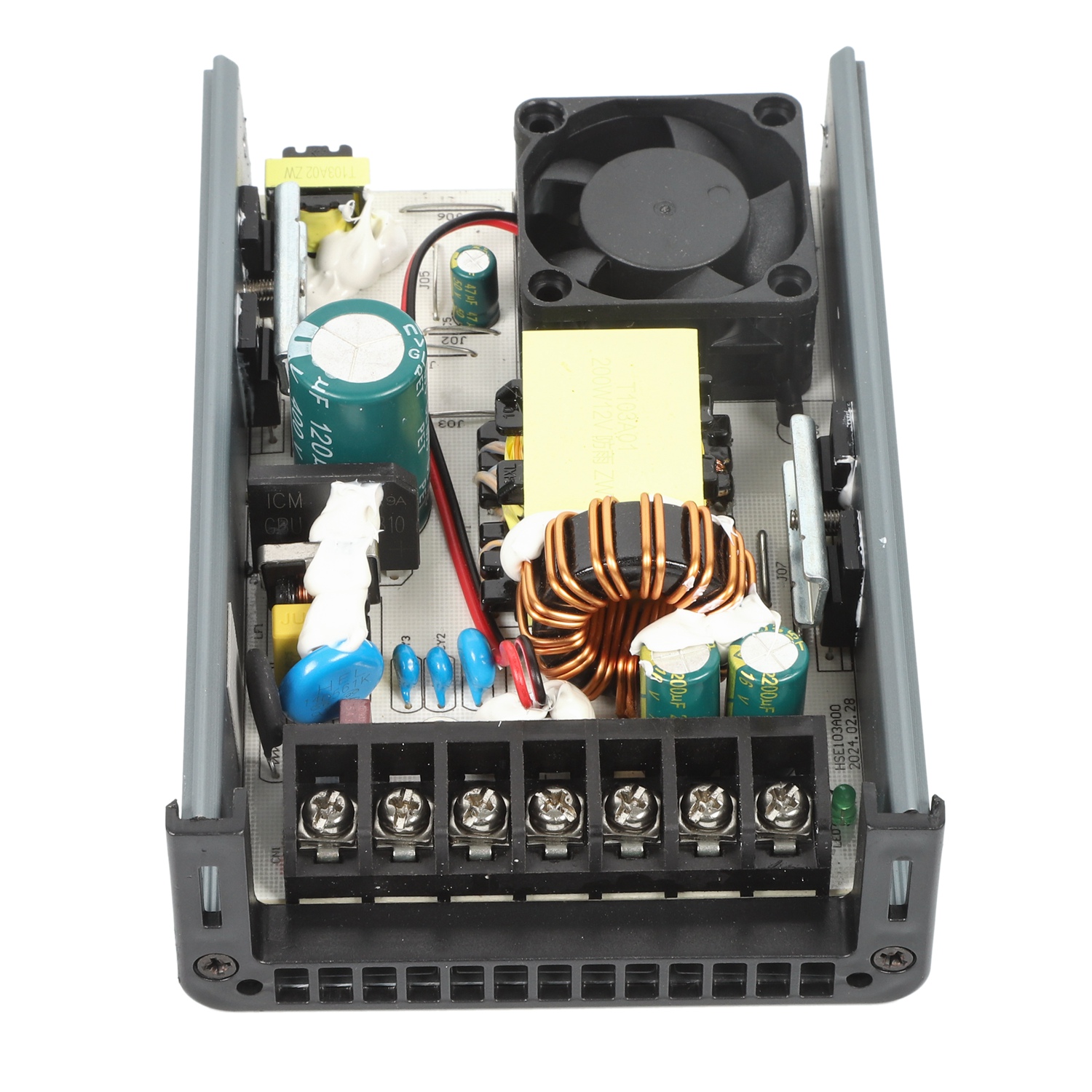 12V/24V 200W IP44 Rainproof LED power supply (SMPS)