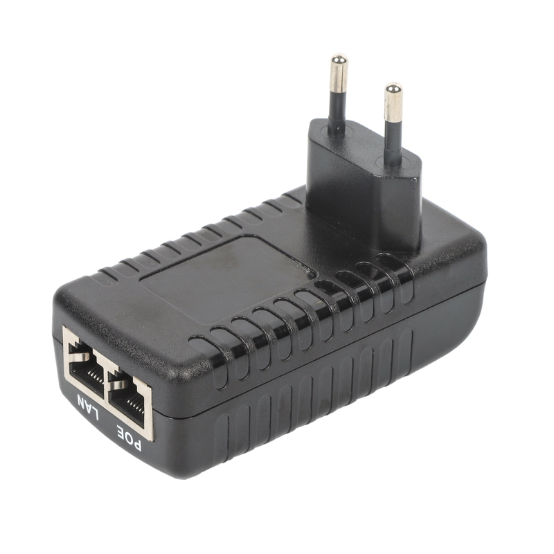 48V 350mA Gigabit POE Injector with EMC/CE/LVD certification and Erp(VI)/DOE(VI)